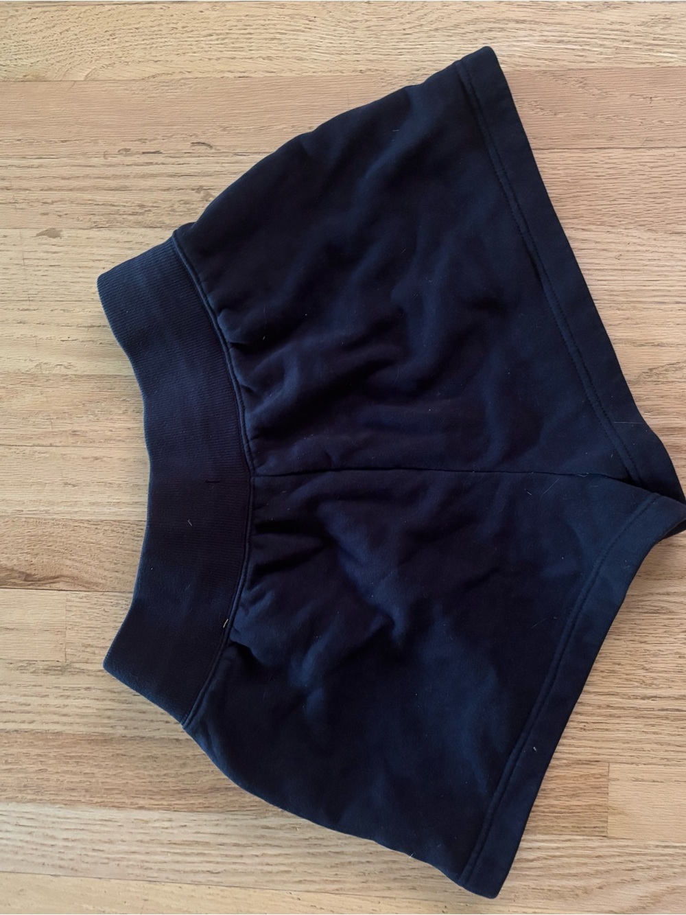 Nike Black High-Waist Athletic Lounge Shorts